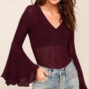 Free People So Dramatic bell sleeve top